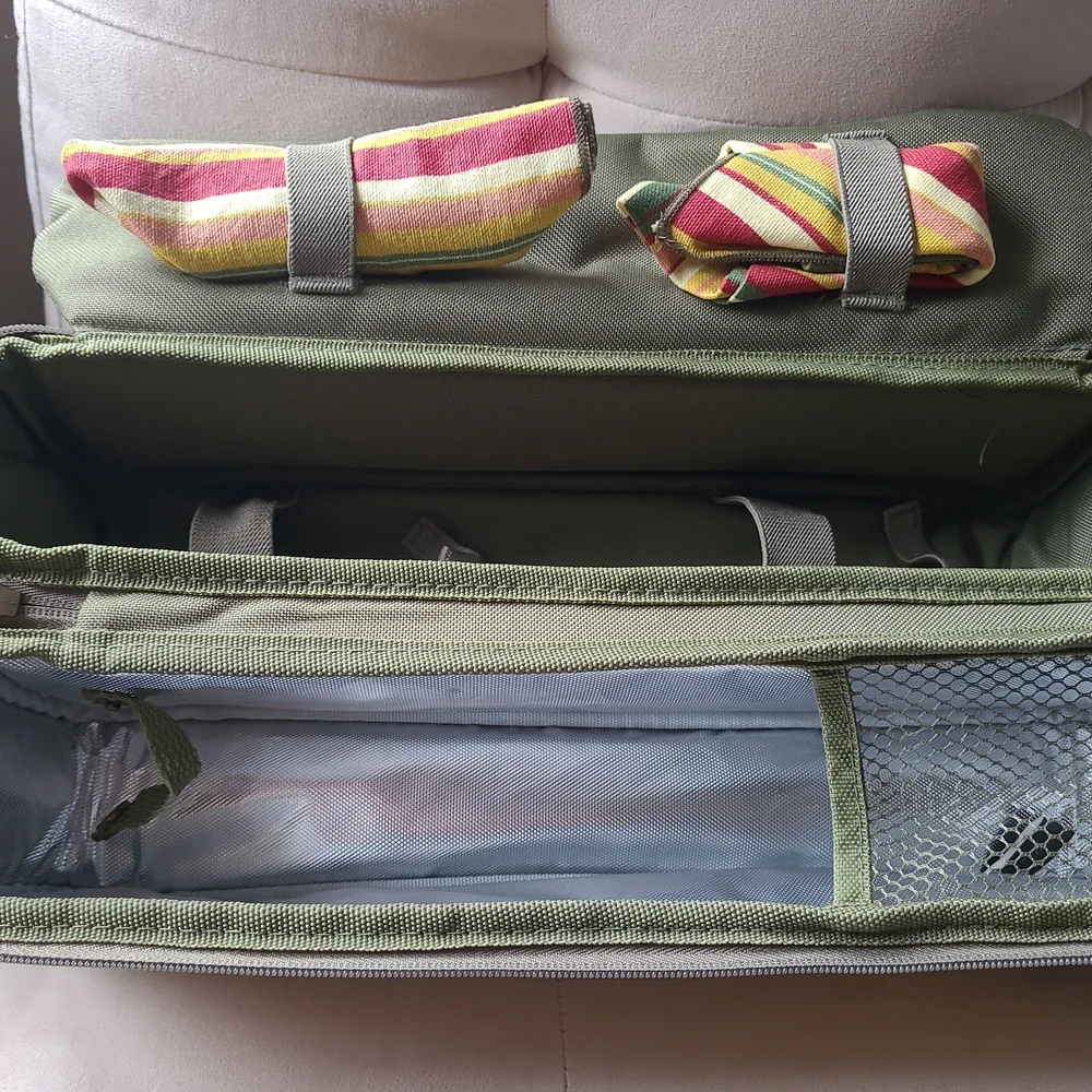 Striped Multi-Color Storage Bag - Picture 3 of 5